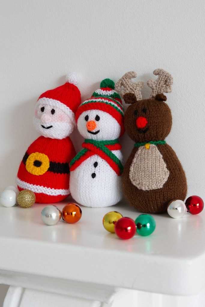 Knitted christmas baubles patterns free