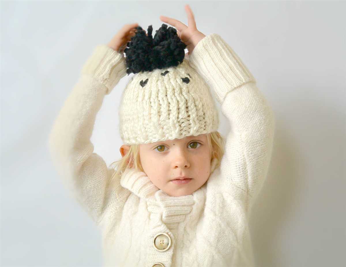 Winter hat knitting pattern