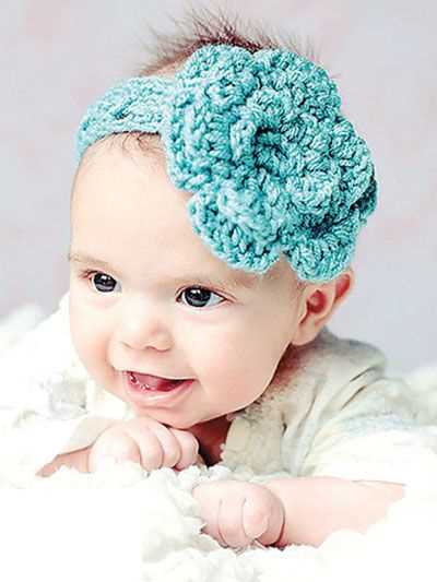 Newborn headband knitting pattern