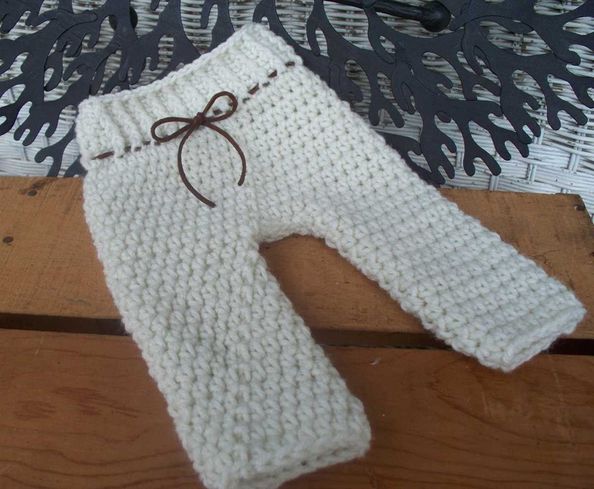 Newborn knitted pants patterns