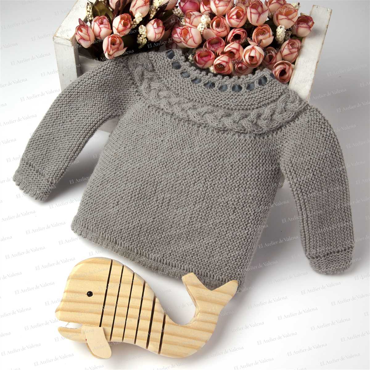 Newborn sweater pattern knitting