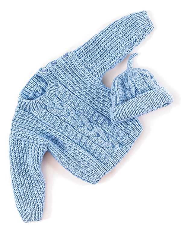 Newborn sweater pattern knitting