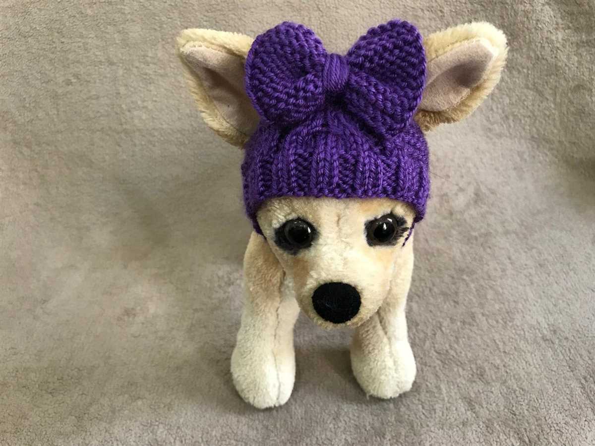 Hats for dogs knitting patterns