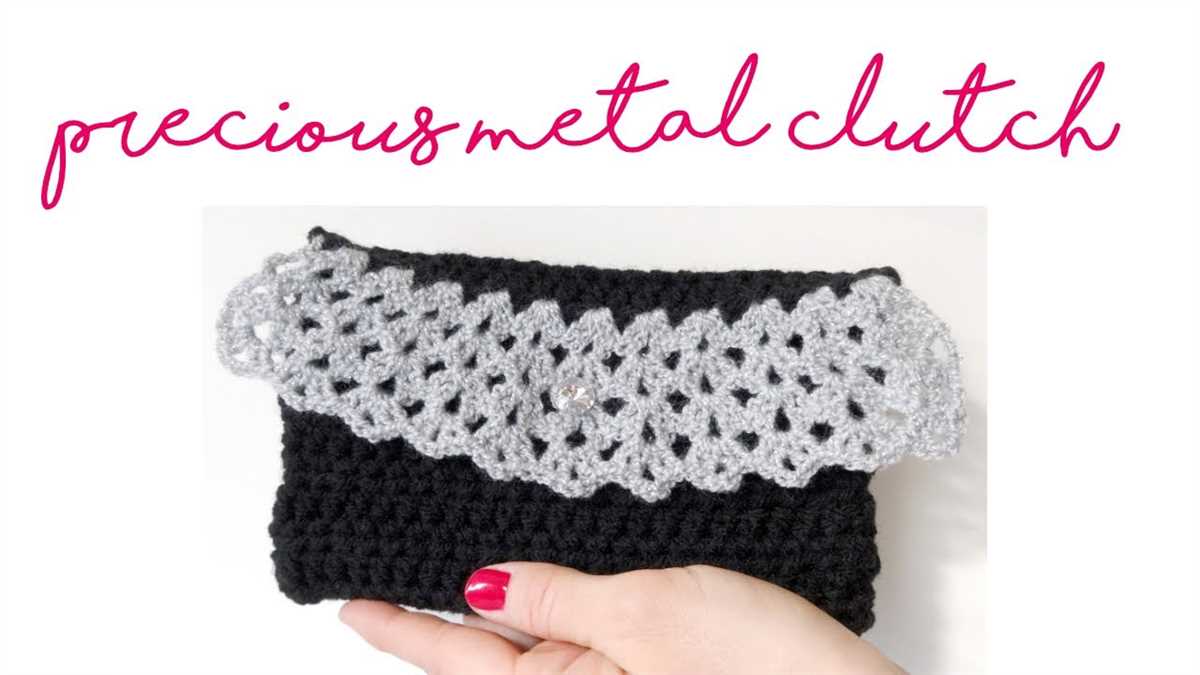 Knitted evening bag pattern