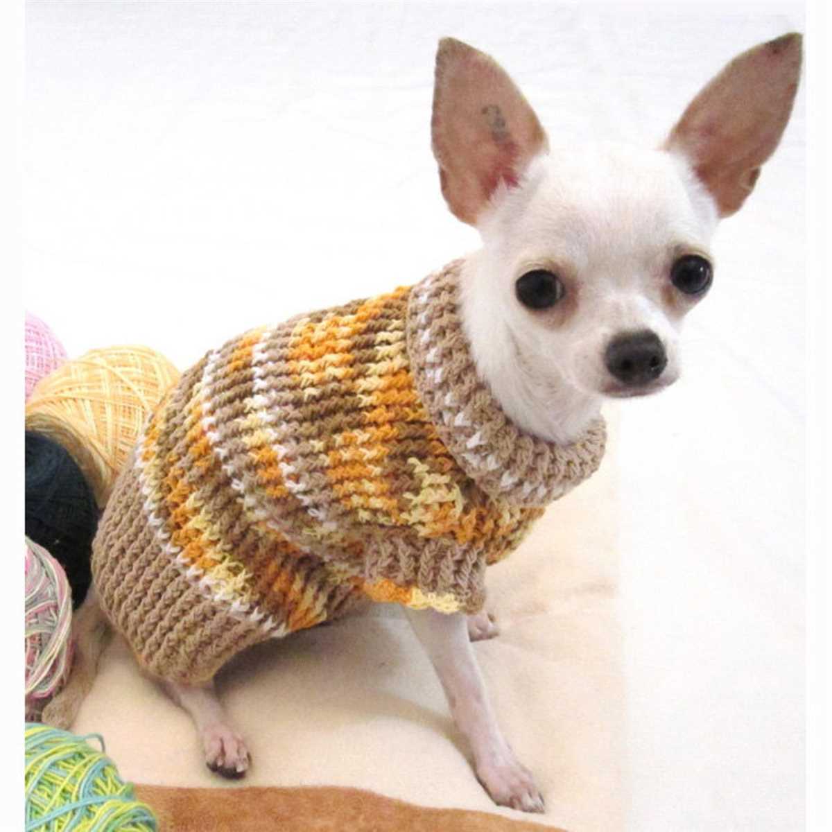 Dog sweater knitting pattern chihuahua