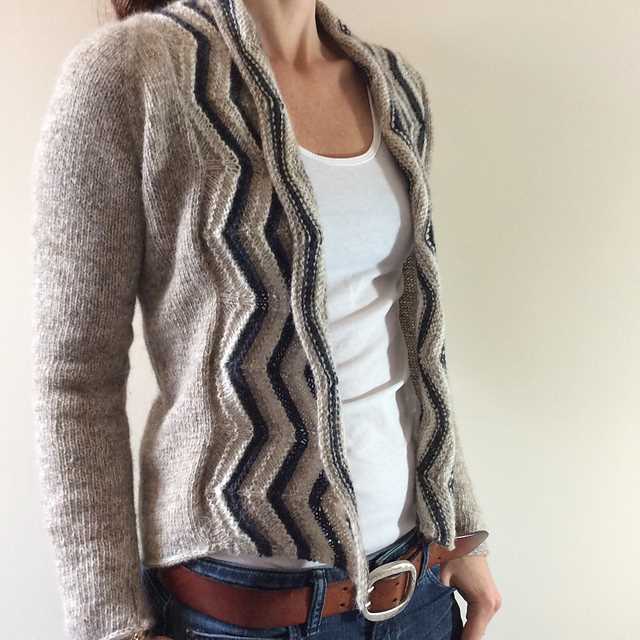 Knitting pattern linen sweater