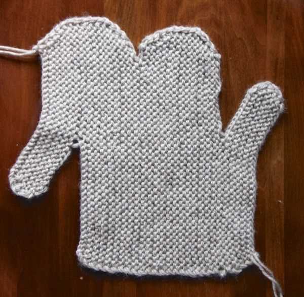 Fingerless mittens knitting pattern circular needles