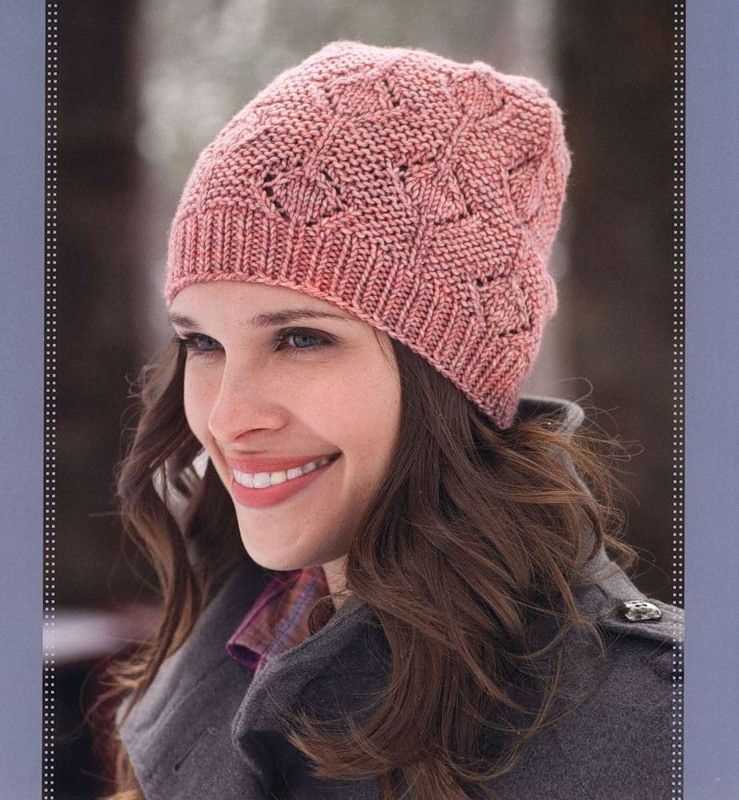 Simple cable knit hat pattern