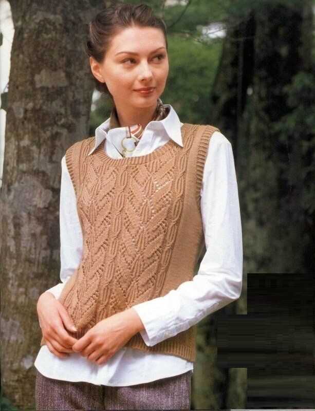 Summer vest knitting pattern