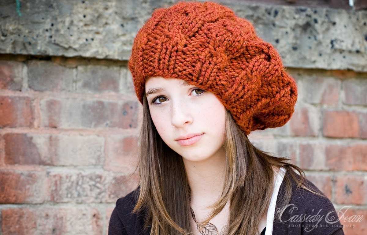Knit your own cozy and stylish slouchy hat with this easy pattern Chunky slouchy hat knitting pattern