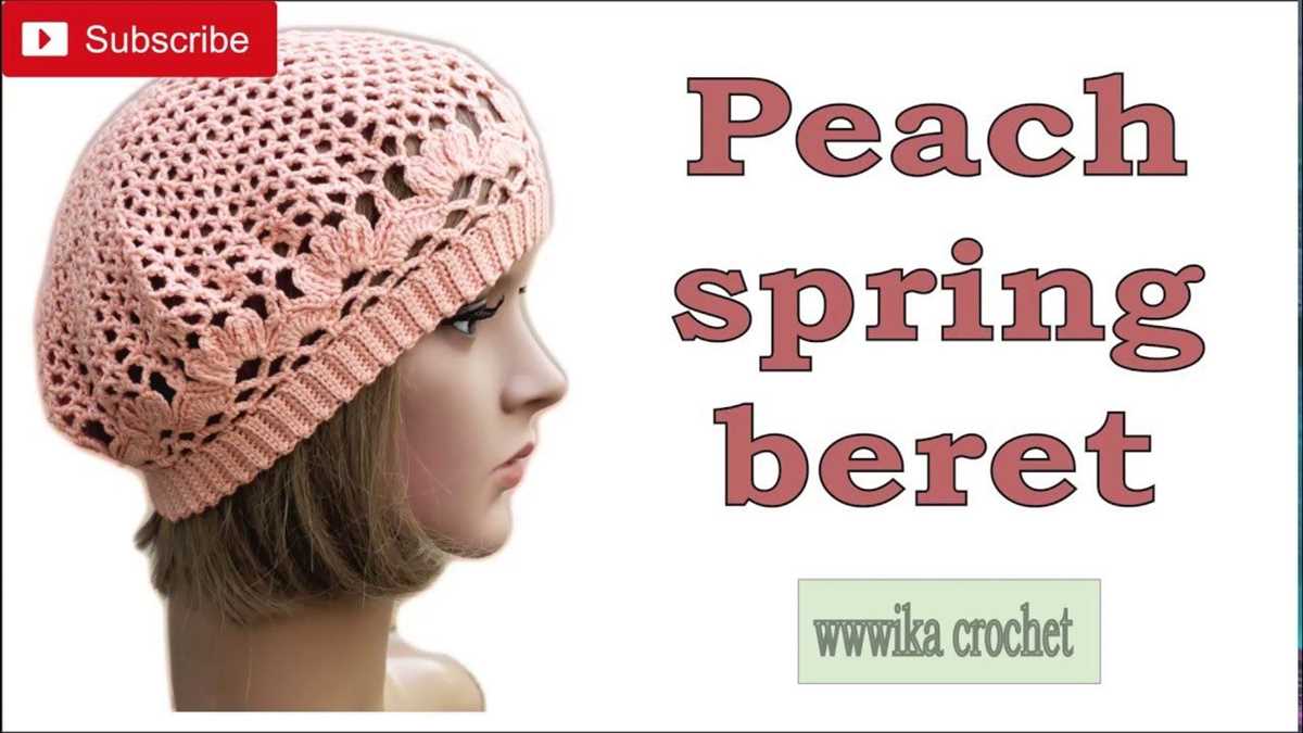 Basic beret knitting pattern