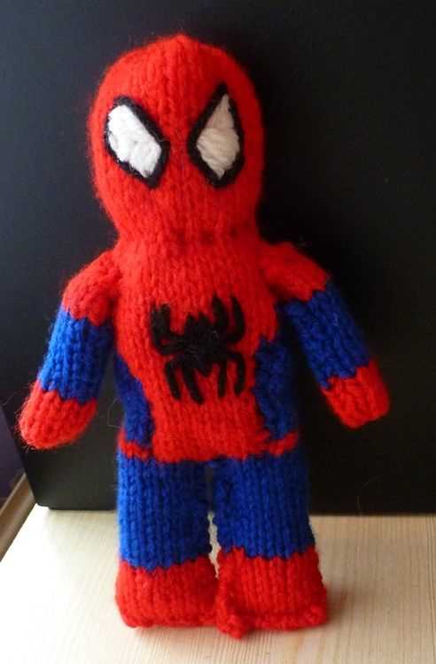 Spiderman knitting pattern