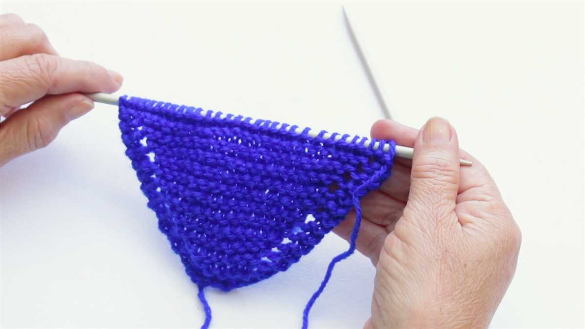 Striped dishcloth knit pattern