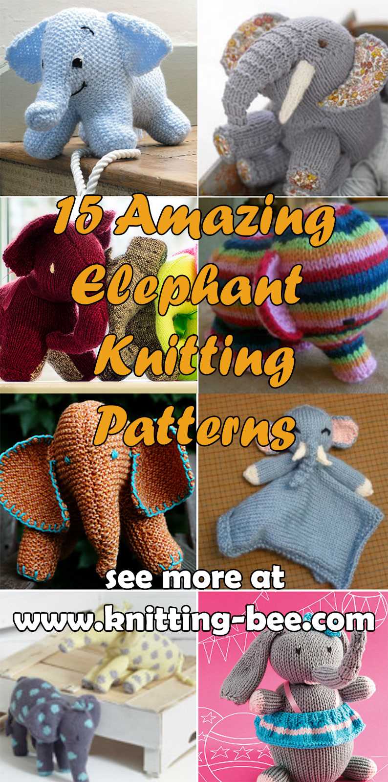 Knitted elephant free pattern