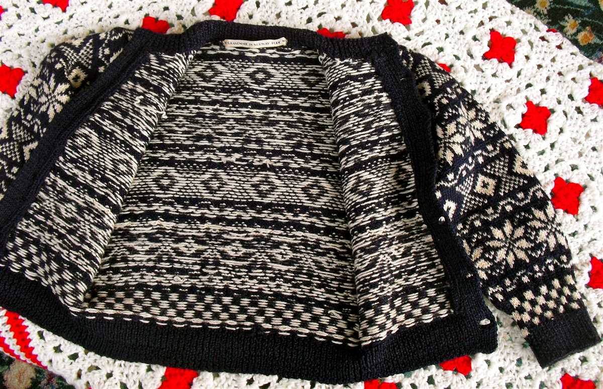 Norwegian fair isle knitting patterns