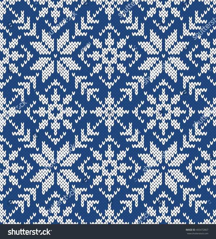 Knit snowflake ornament pattern