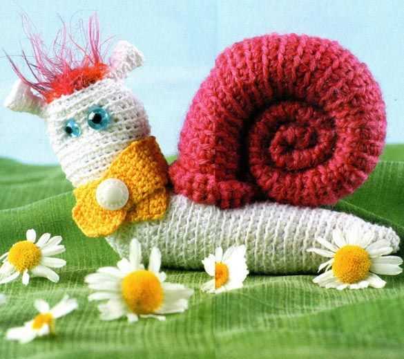 Snail knitting pattern