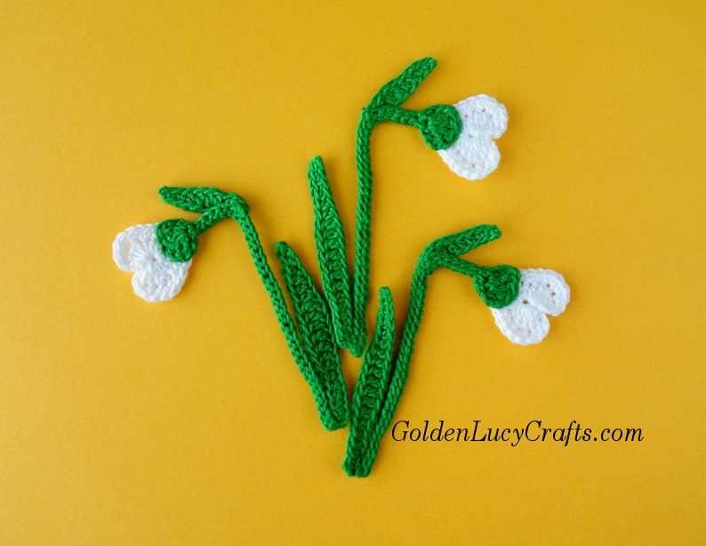 Snowdrop knitting pattern