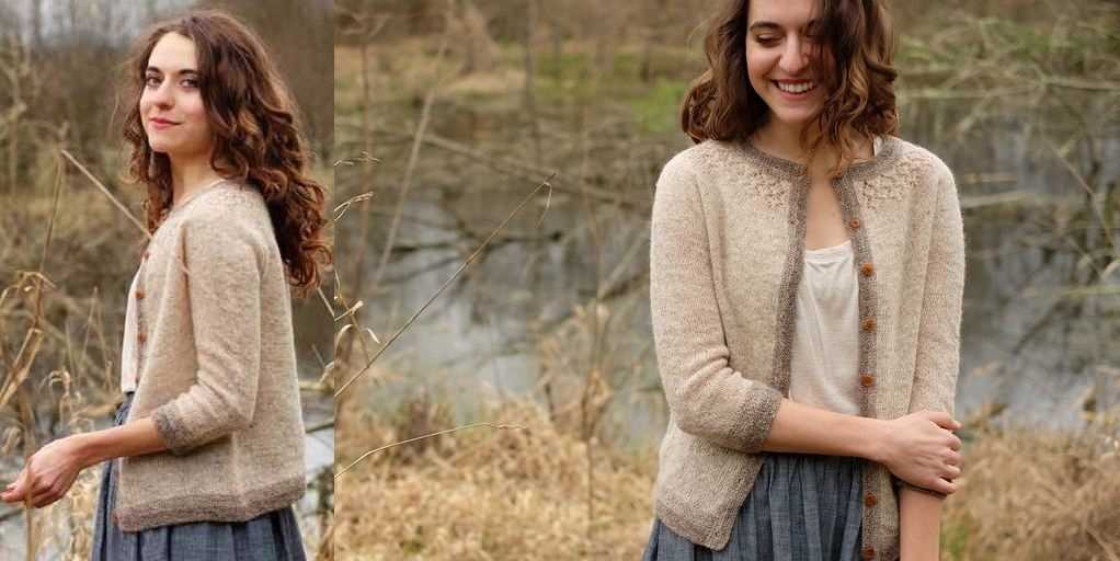 Drapey cardigan knitting pattern