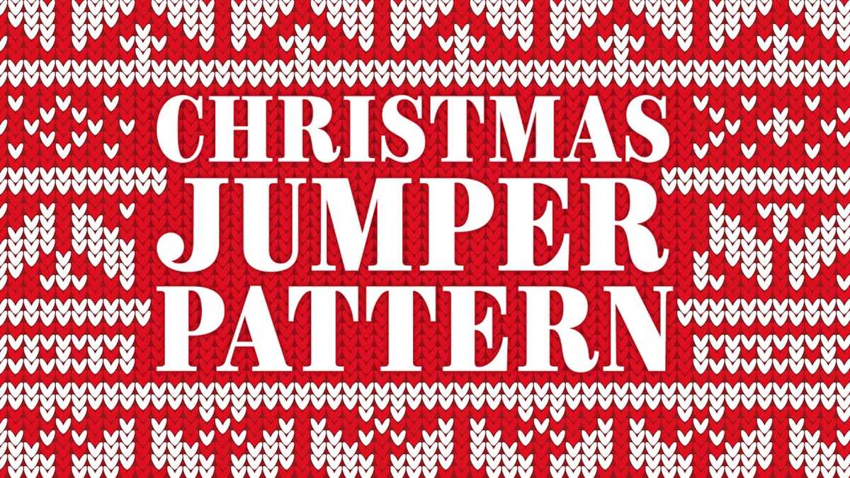 Christmas jumper knitting patterns