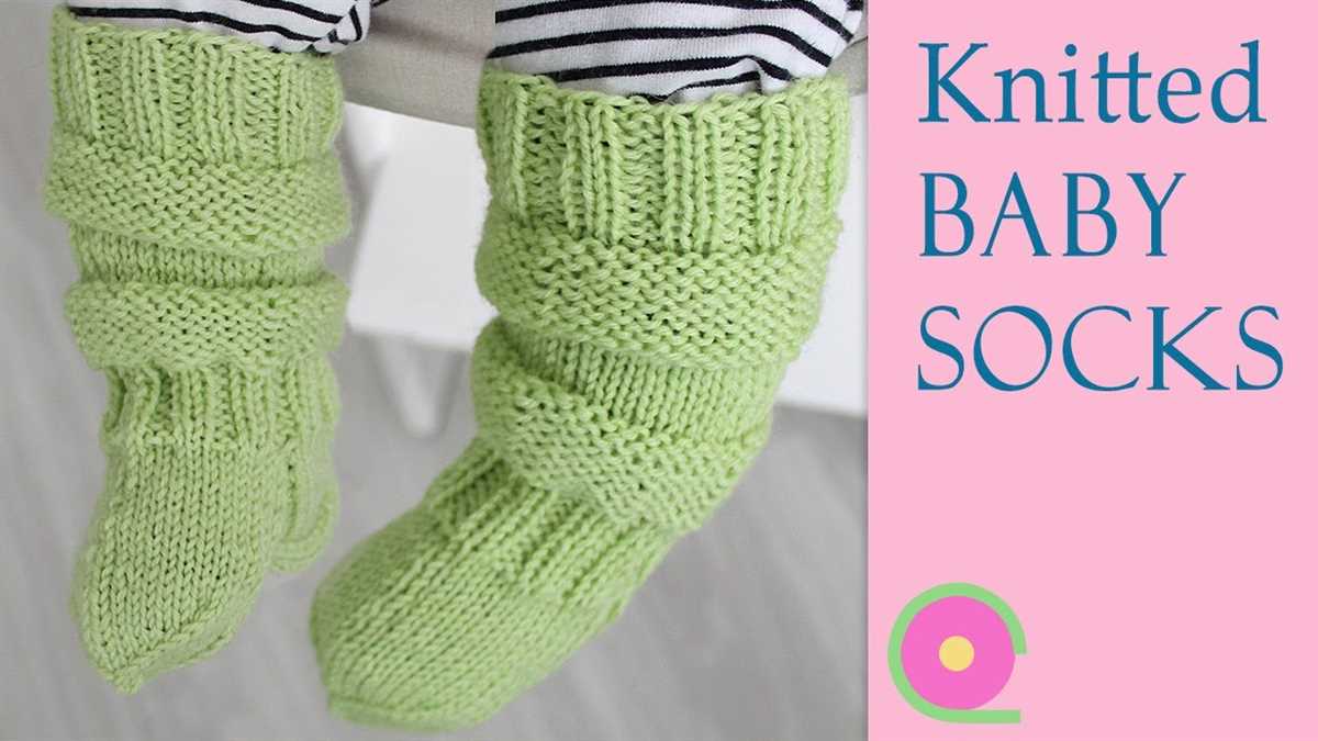 Hand knit tube sock pattern