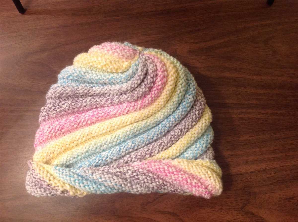Knitting patterns for hats on straight needles