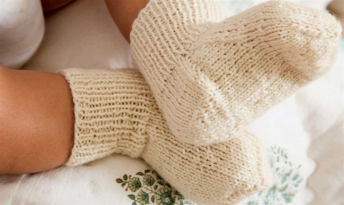 Doll socks knitting pattern