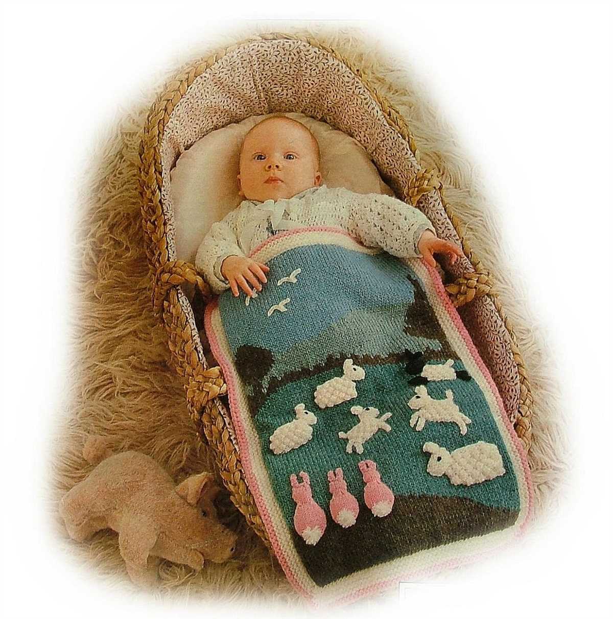 Knitted pram covers free patterns