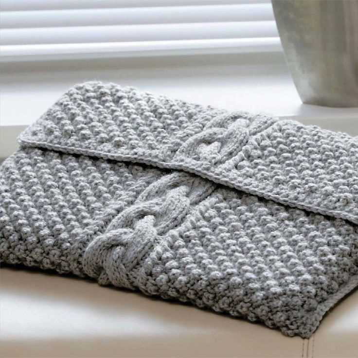 Laptop case knitting pattern