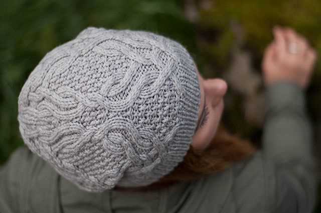 Cable knit hat patterns free