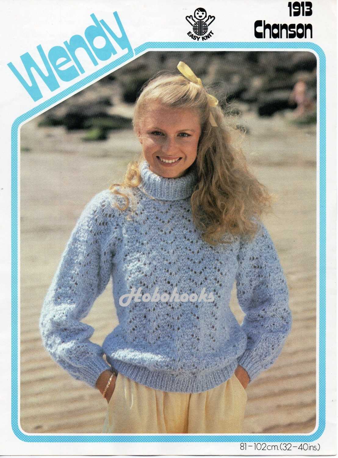 Free chunky knitting patterns ladies jumpers