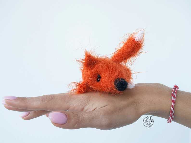 Fox toy knitting pattern