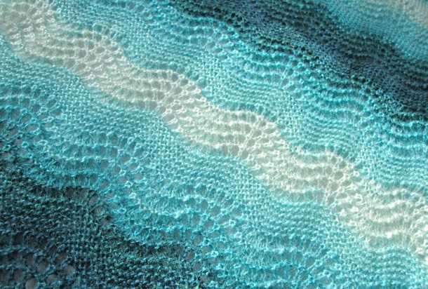 Ocean waves knitting pattern