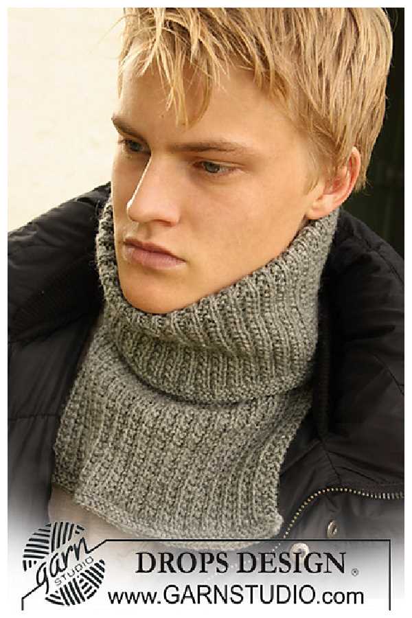 Free turtleneck dickie knitting pattern