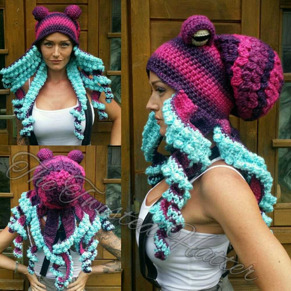 Octopus hat knitting pattern
