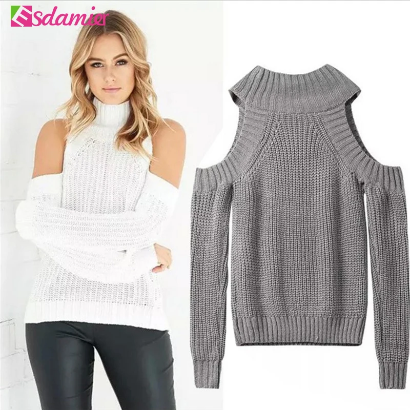 Off the shoulder jumper knitting pattern