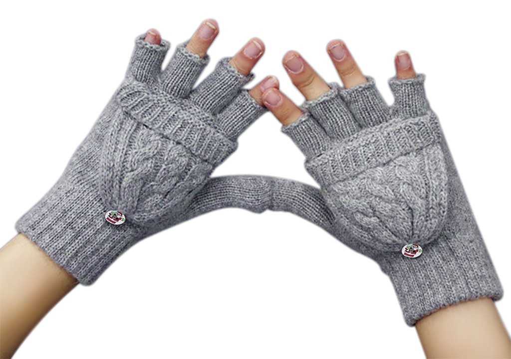 Flip top gloves knitting pattern