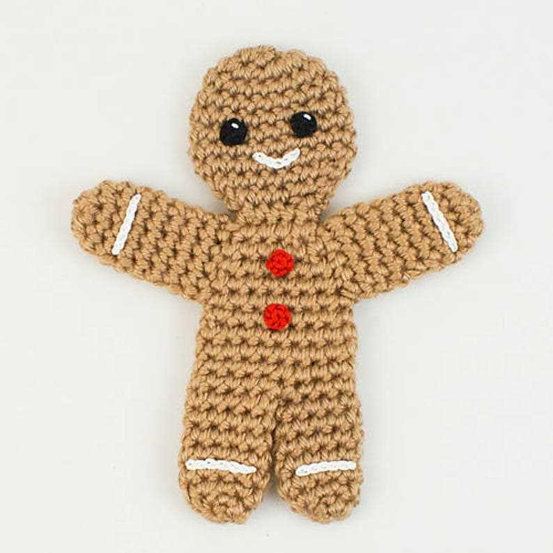 Gingerbread man jumper knitting pattern