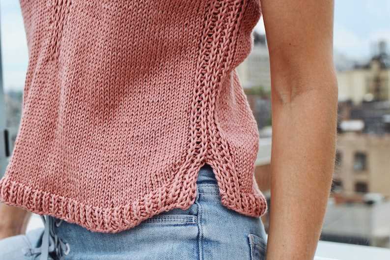 Knit tank top patterns