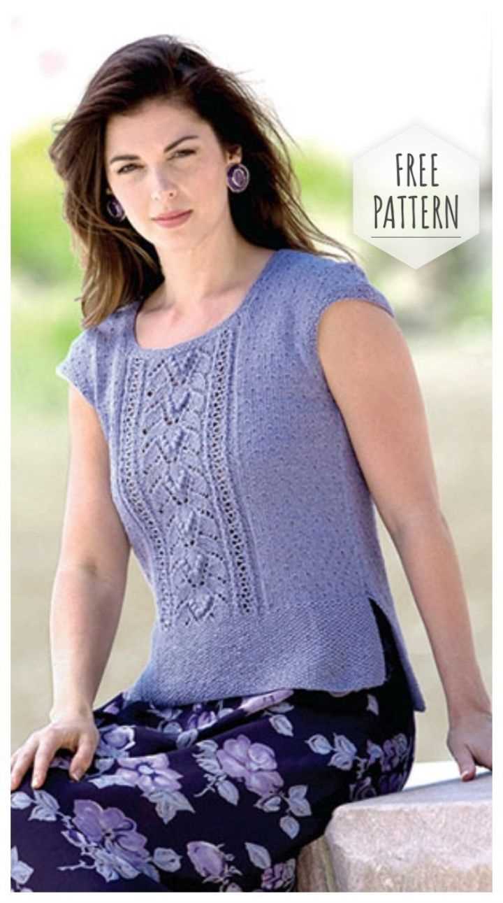 Knit summer top pattern free