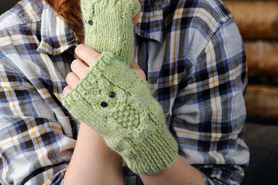 2 needle gloves knitting pattern