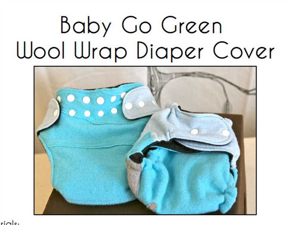 Knit wool diaper cover pattern