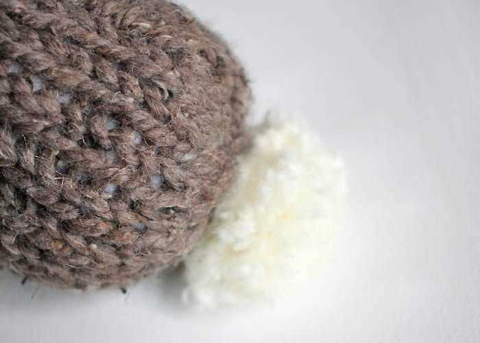 One square bunny knitting pattern