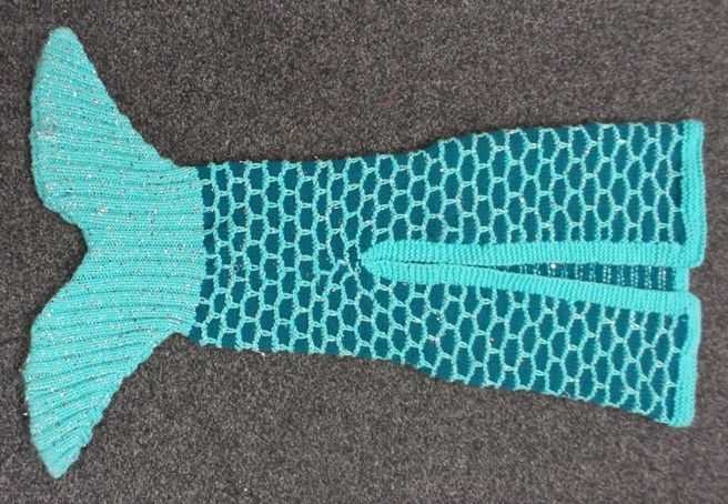 Fishtail knitting pattern