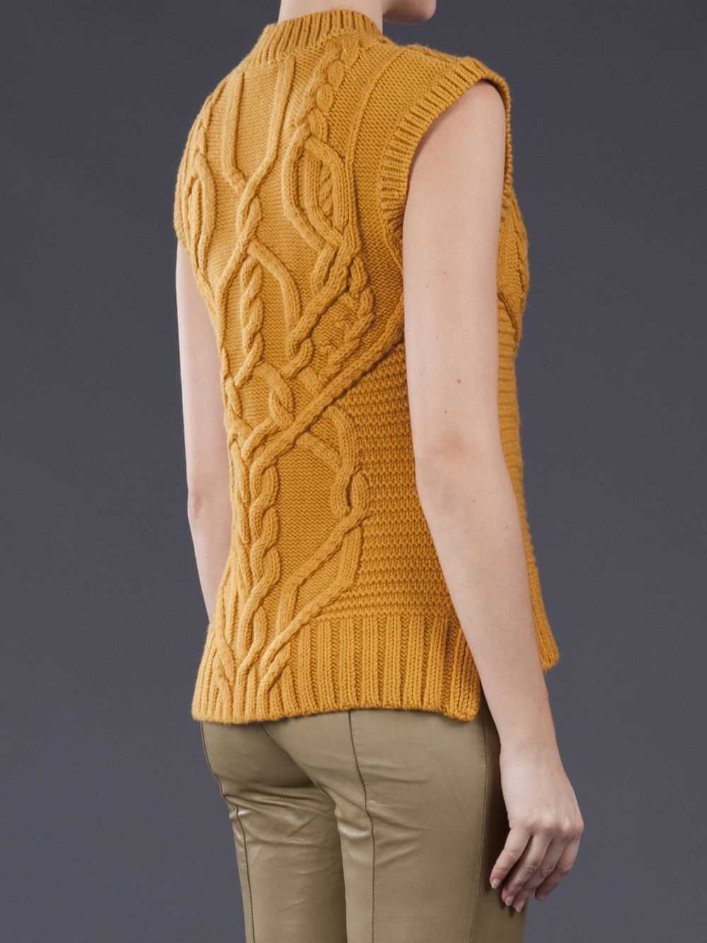 Womens sweater vest knitting pattern