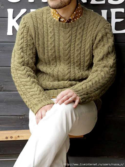 Mens pullover sweater knitting pattern free