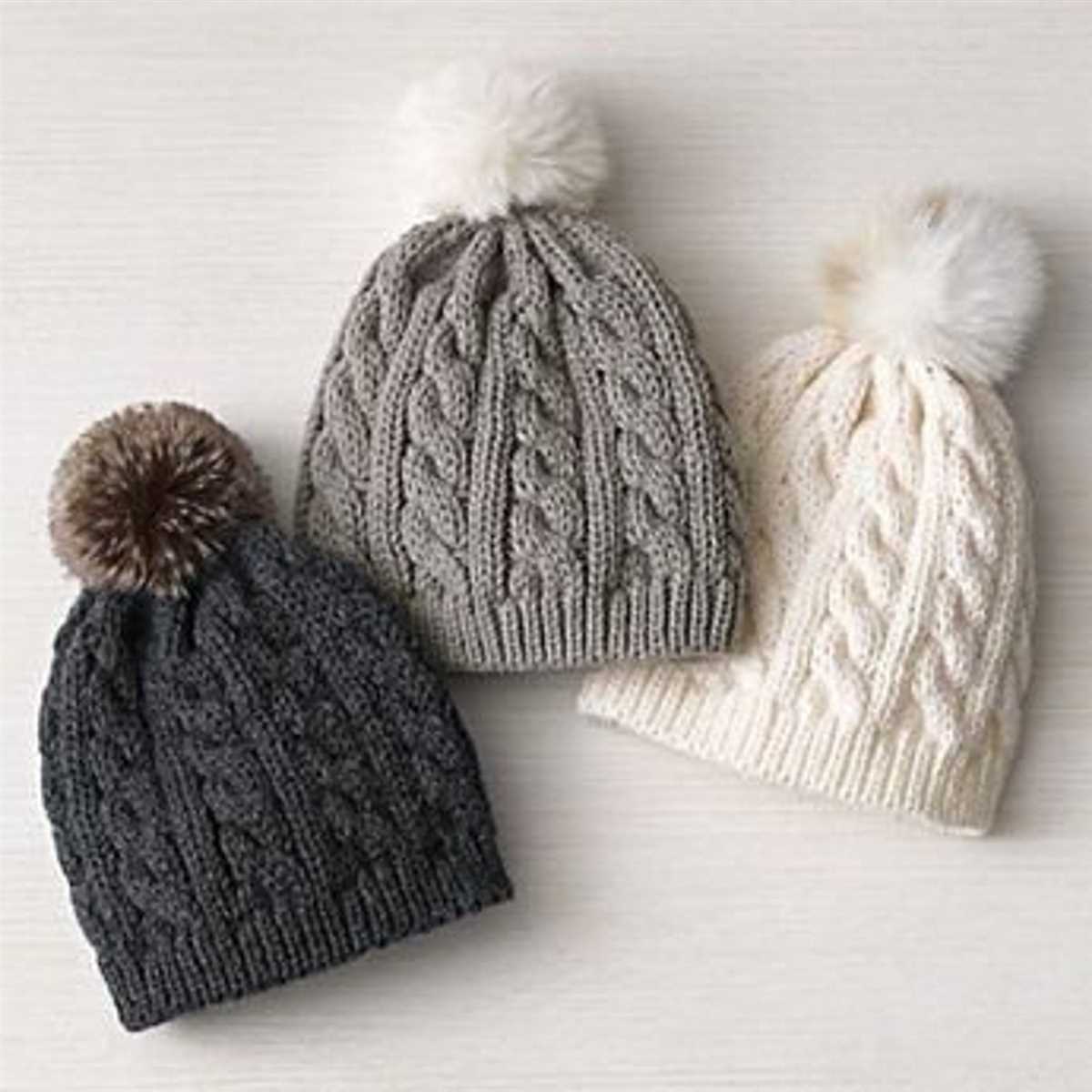 Childs knitted beanie pattern