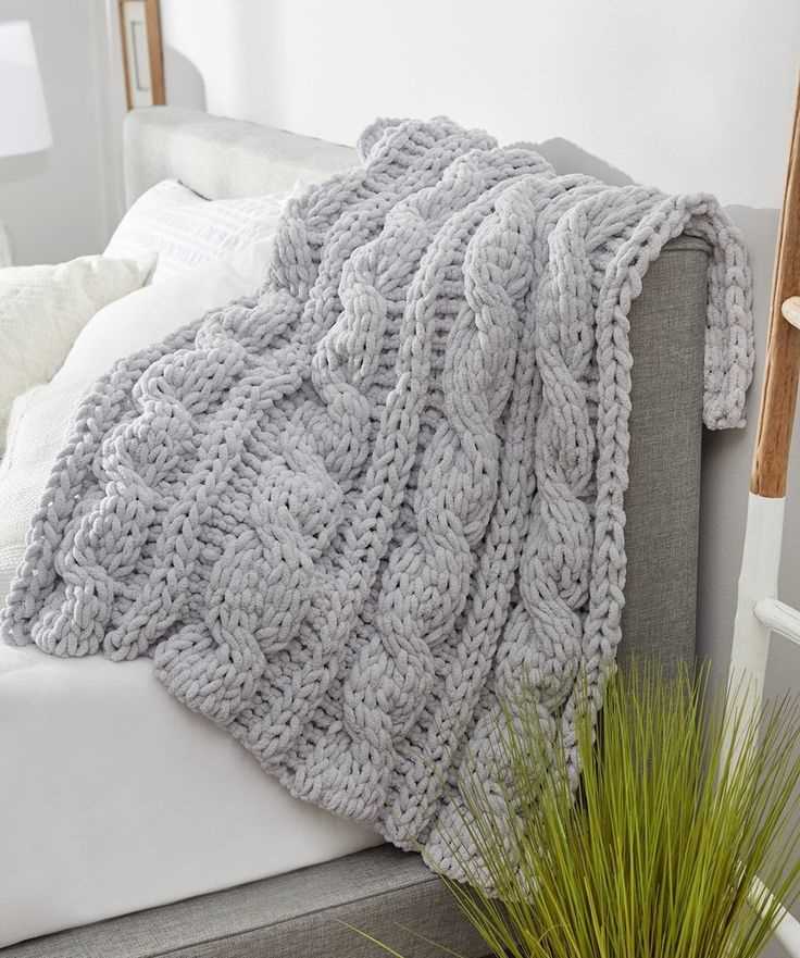 Free knitting pattern throw blanket