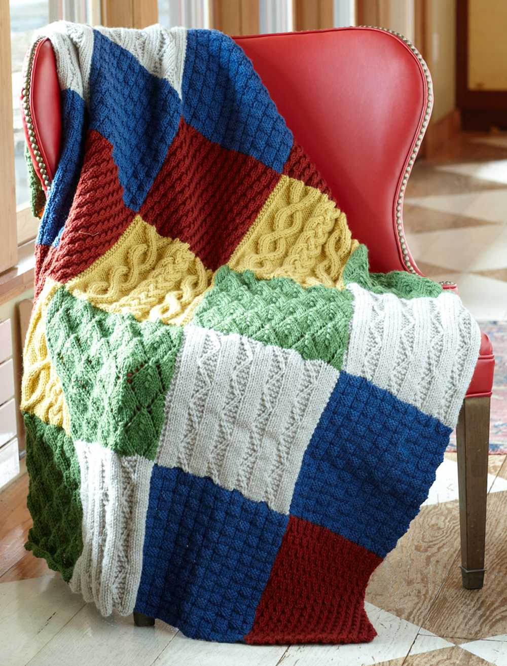 Sampler blanket knitting pattern free