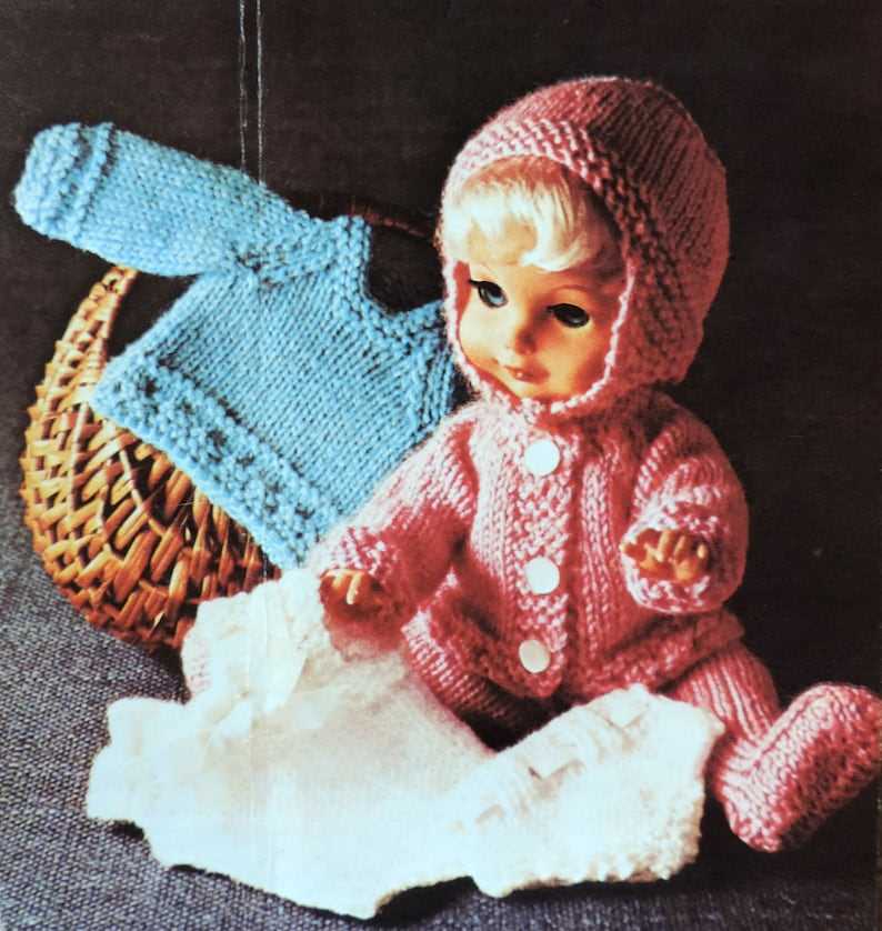 12 inch doll clothes knitting patterns free